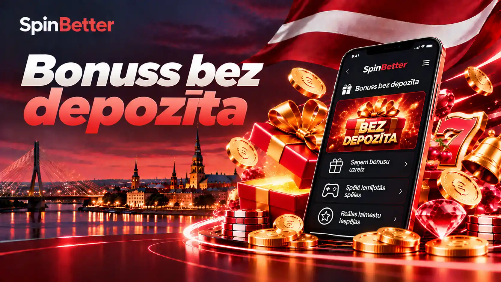 Dāvanu kaste un tukšs maciņš zelta kontūrā
